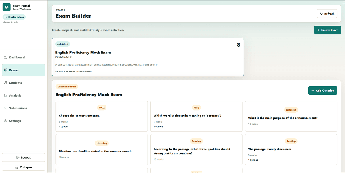 Exam Portal